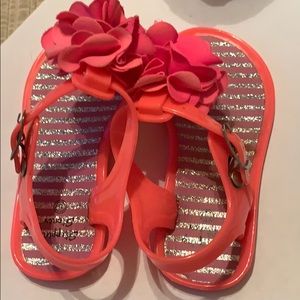 Stepping Stones  girls toddler rubber sandals